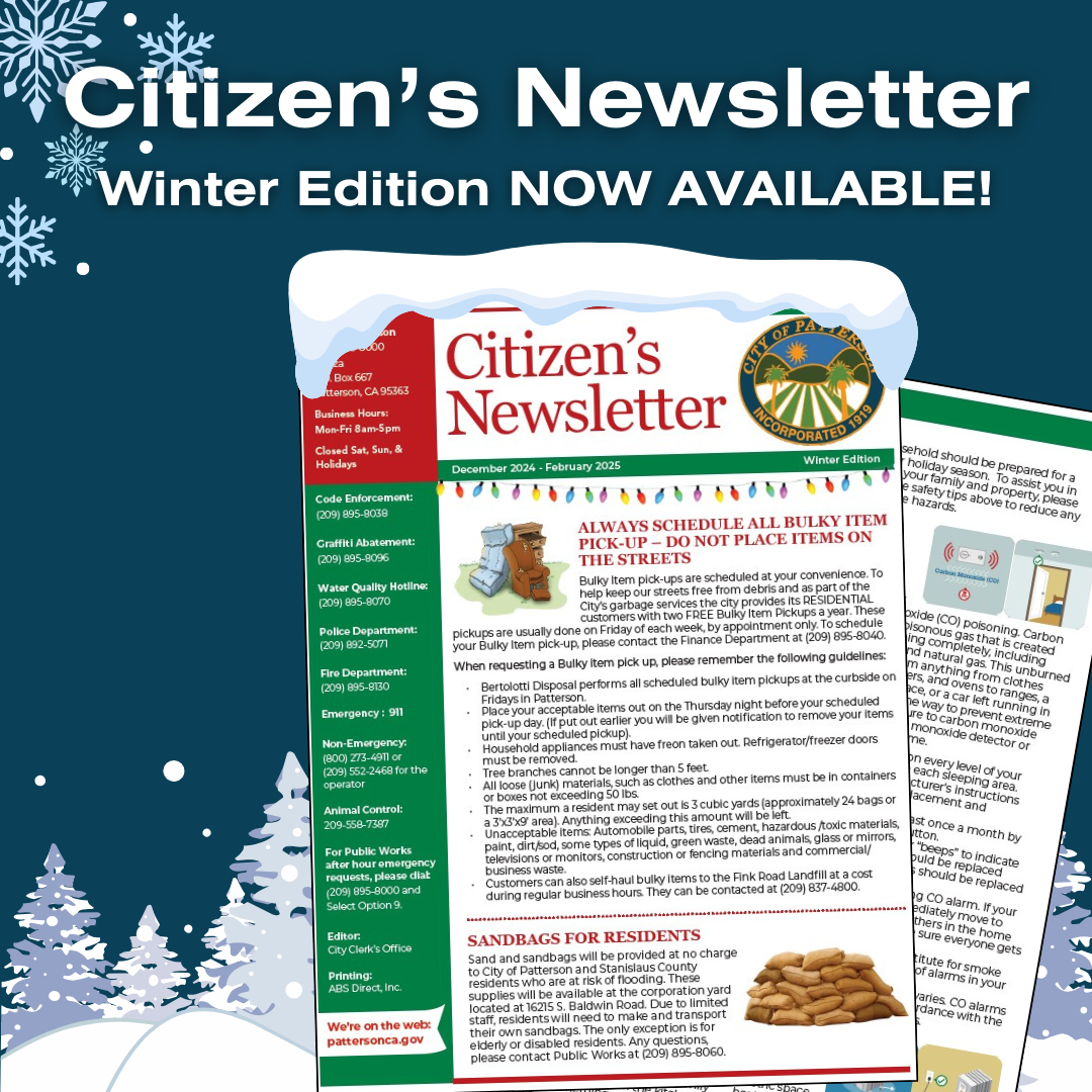 Citizens Newsletter Winter 2024-25 Edition ENG