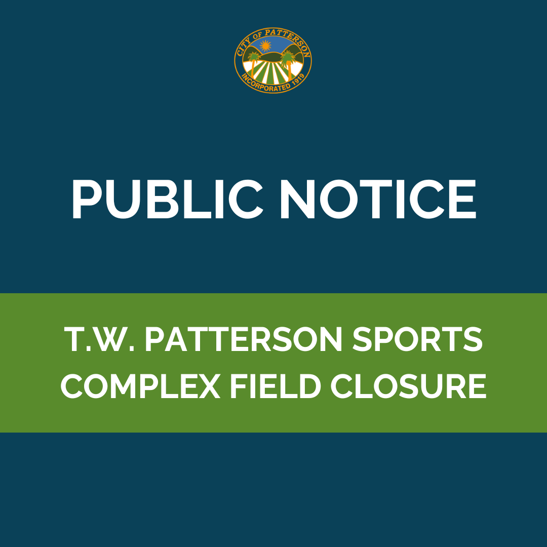 Public Notice- Sports Complex Field  Closure (1)