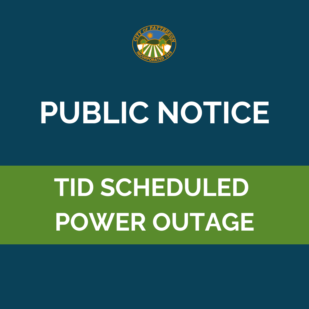 Public Notice - TID Power Outage